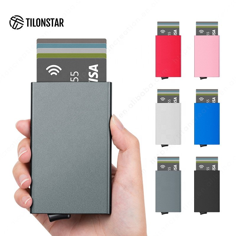 TILONSTAR TVC100 Card Protector Wallet Slim Business Rfid Card Holder Case For Men