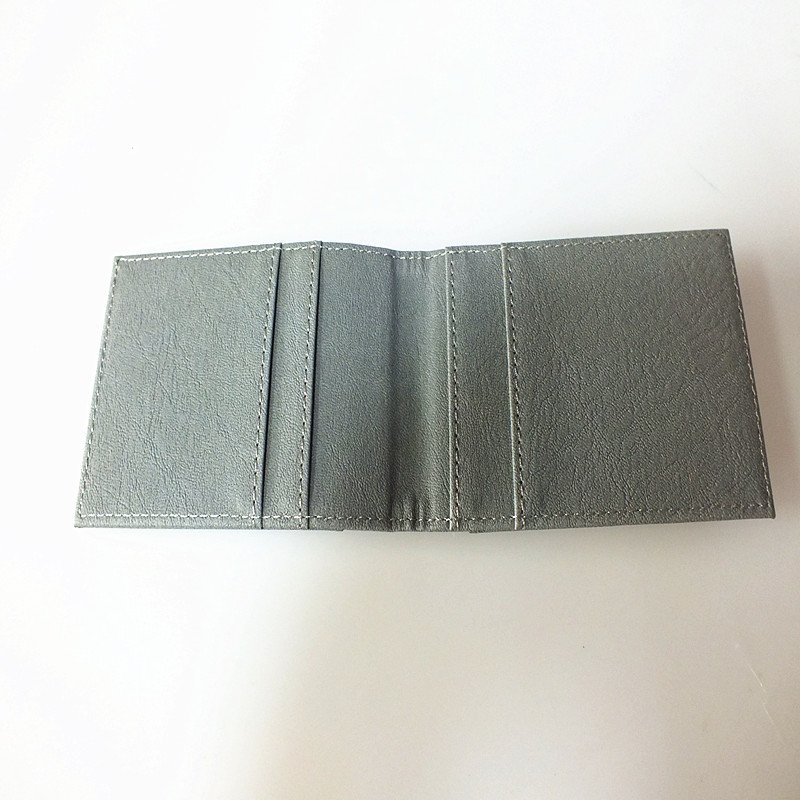 ID Card Holder PU leather badge holder ID Badge holder with 1 ID window and 2 card slot
