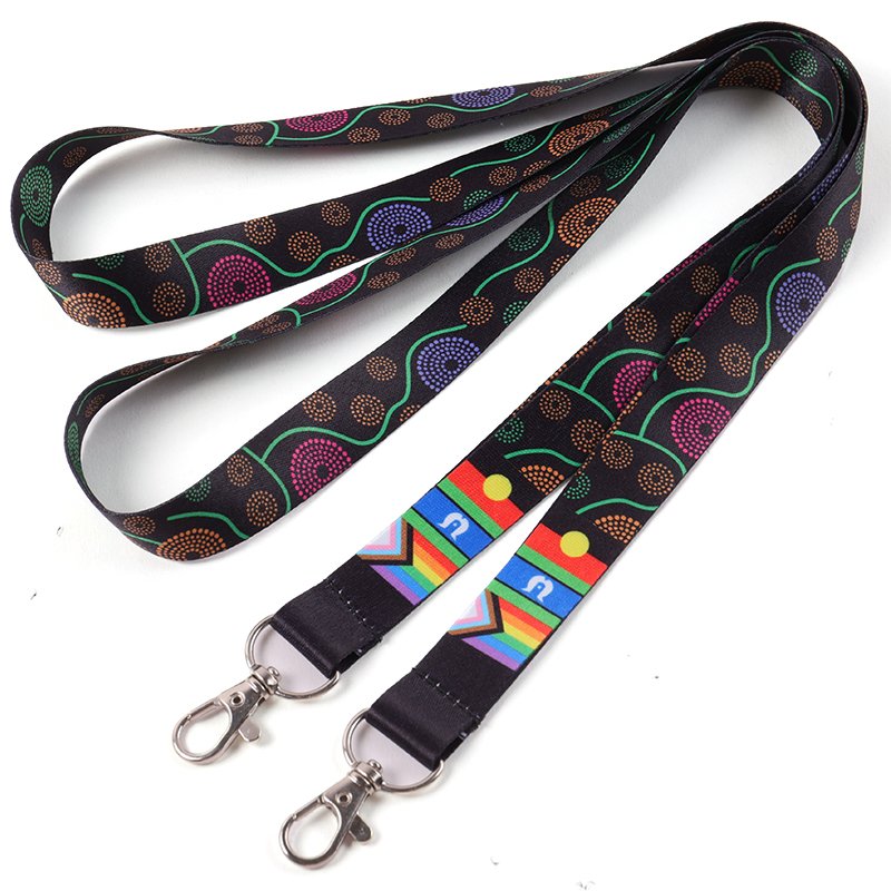 High-quality transfer print lanyard custom