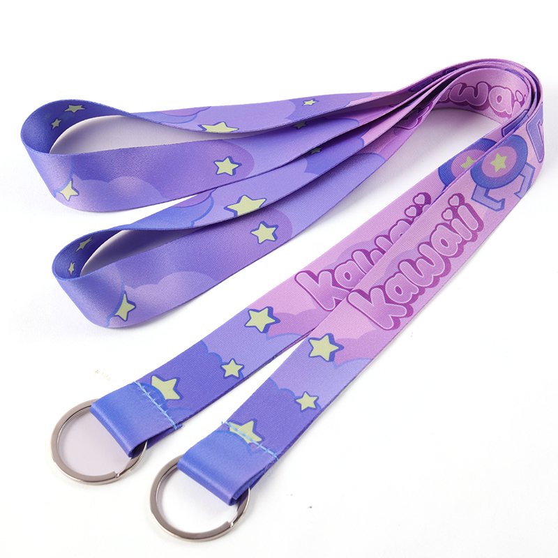 High-quality transfer print lanyard custom