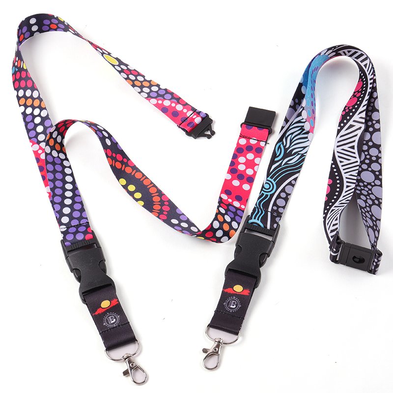 High-quality transfer print lanyard custom