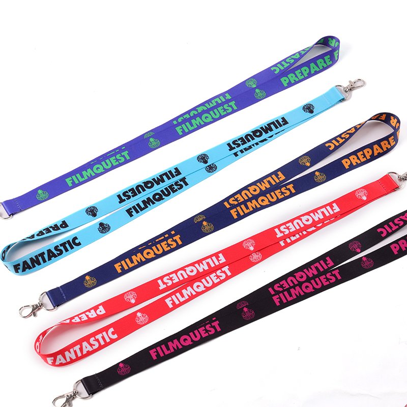 High-quality transfer print lanyard custom
