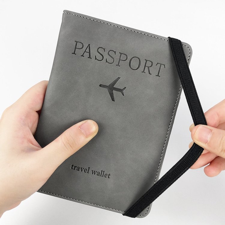 Custom Multi-Function Travel Pu Leather Passport Cover Card Holder Wallet Porta Pasaporte Sublimation Passport Holders For Rfid
