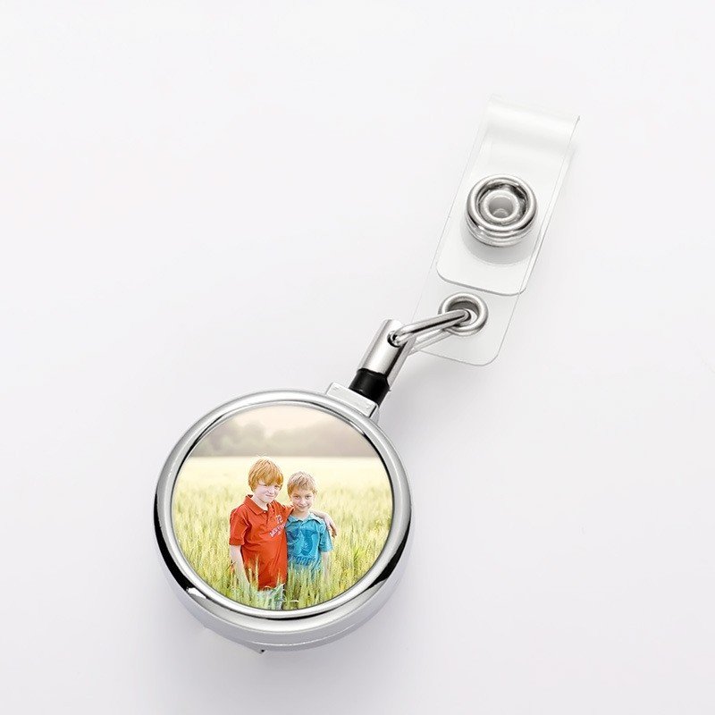 Sublimation Badge reel Blank custom badge holder DIY nurse gift