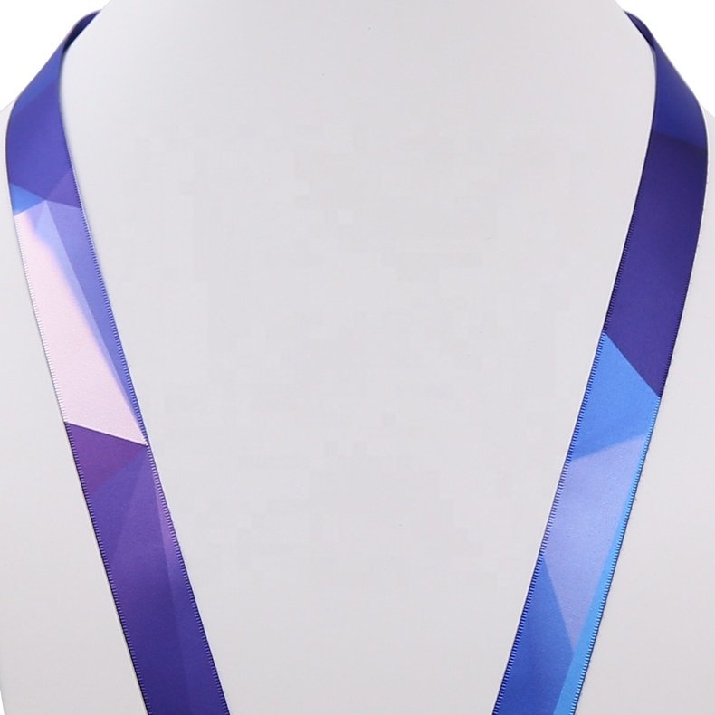 Wholesale Country Flag Colorful Wine lanyard With Id Card Badge Holder RPET Custom Printed Lanyards Ribbon with Custom Logo