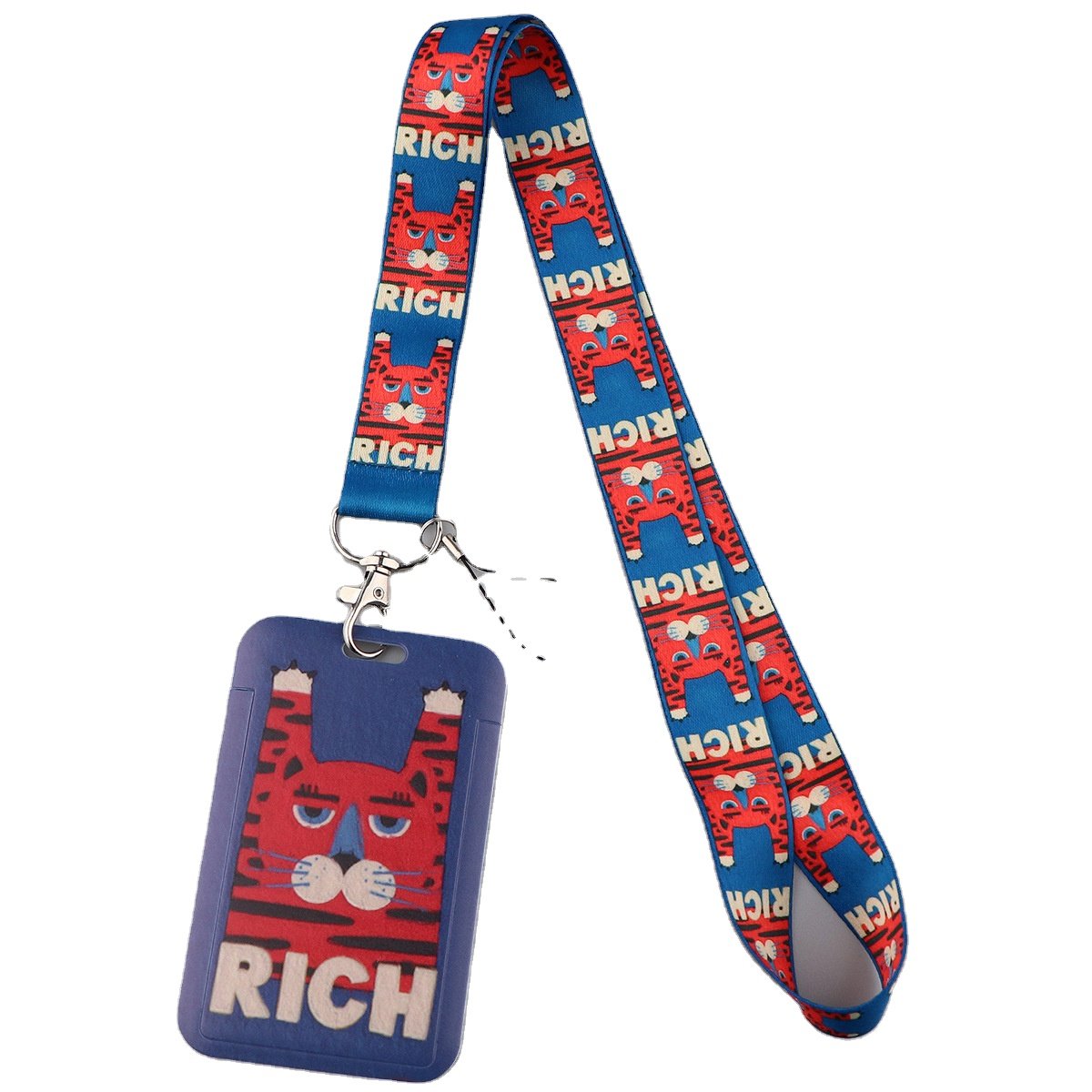 Custom Design Sublimation ID card holder Cover Print Sleeve Cardholder ABS Plastic ID Badge Case Card Holder