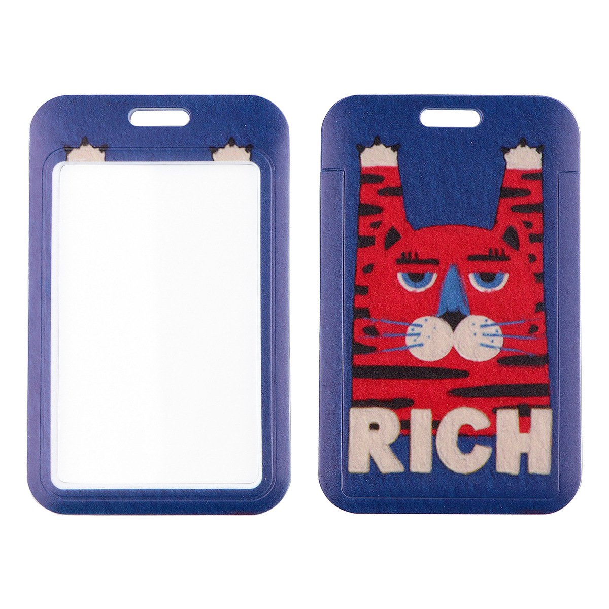 Custom Design Sublimation ID card holder Cover Print Sleeve Cardholder ABS Plastic ID Badge Case Card Holder
