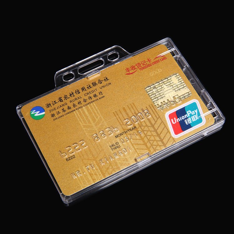 Id Card Holder Business Card Holder as Vertical Acrylic ID Card Holder