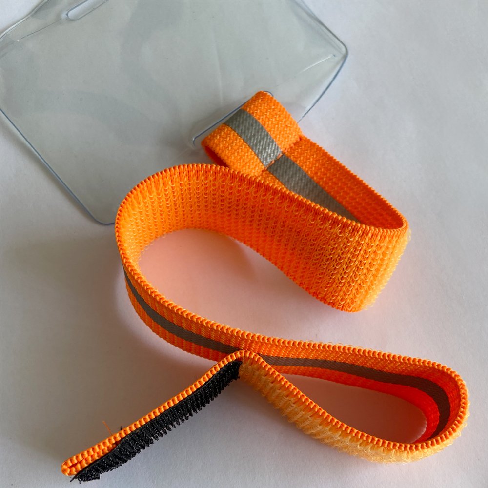 Tube Lanyards Flat Polyester Neck Strap Lanyard Safety Dye Sublimation ID Card Holder for Other Materials