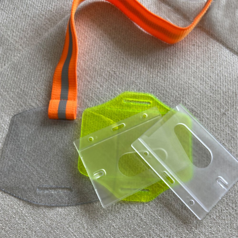 Tube Lanyards Flat Polyester Neck Strap Lanyard Safety Dye Sublimation ID Card Holder for Other Materials