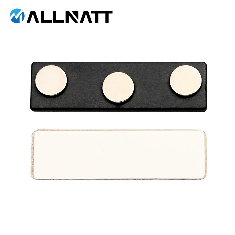 Brand New Name Badge Magnets Kit Magnetic Name Badge Holders 3 Strong Magnets Adhesive ID Holder For Business