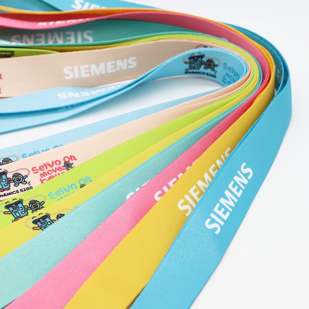 High Quality Custom Logo Optional Accessories Polyester Lanyards Key Id Card Phone holder Neck Strap