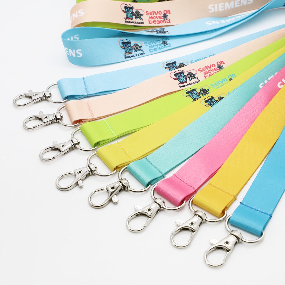 High Quality Custom Logo Optional Accessories Polyester Lanyards Key Id Card Phone holder Neck Strap
