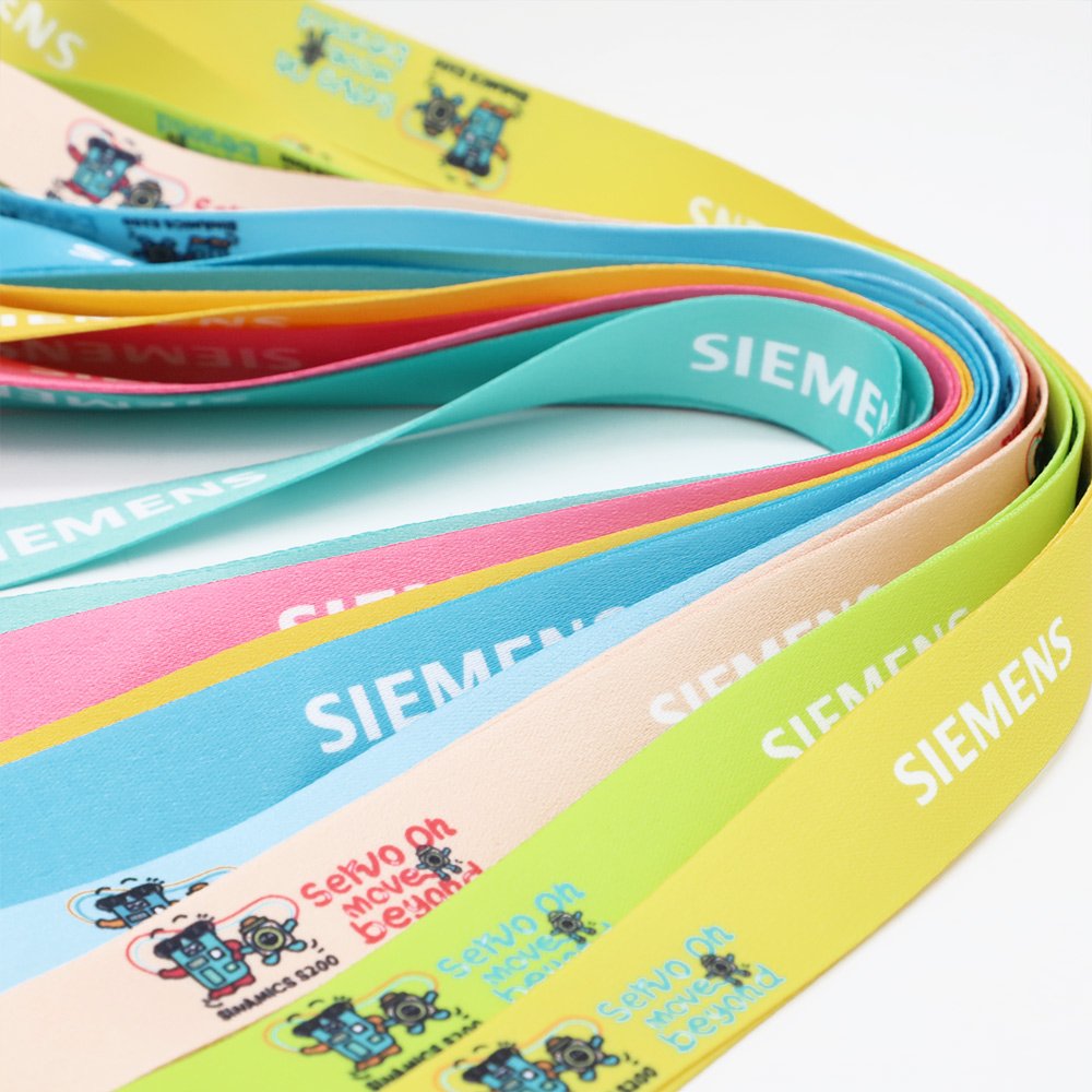 High Quality Custom Logo Optional Accessories Polyester Lanyards Key Id Card Phone holder Neck Strap