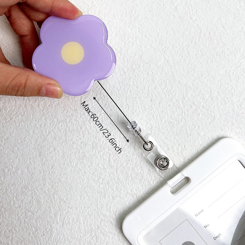 lD Badge Holder Retractable Clip Cute Nurse Badge Reel Nurse Accessories ForWork Nursing Student Must Haves Badge Holder