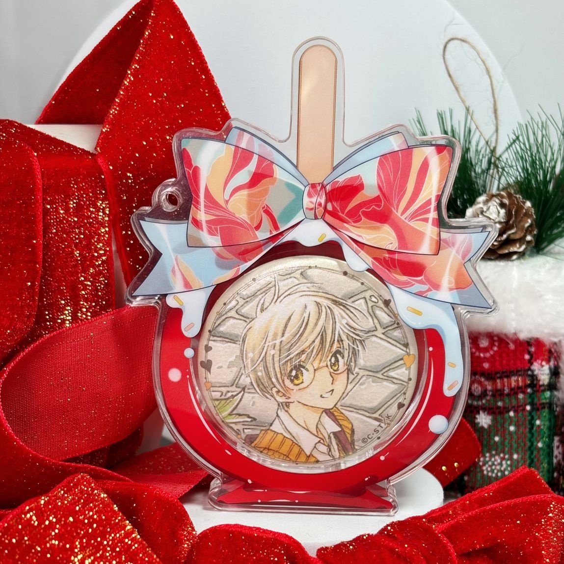 Pendant Style Acrylic Frame Candy Apple Theme Anime Home Decoration Plastic Material