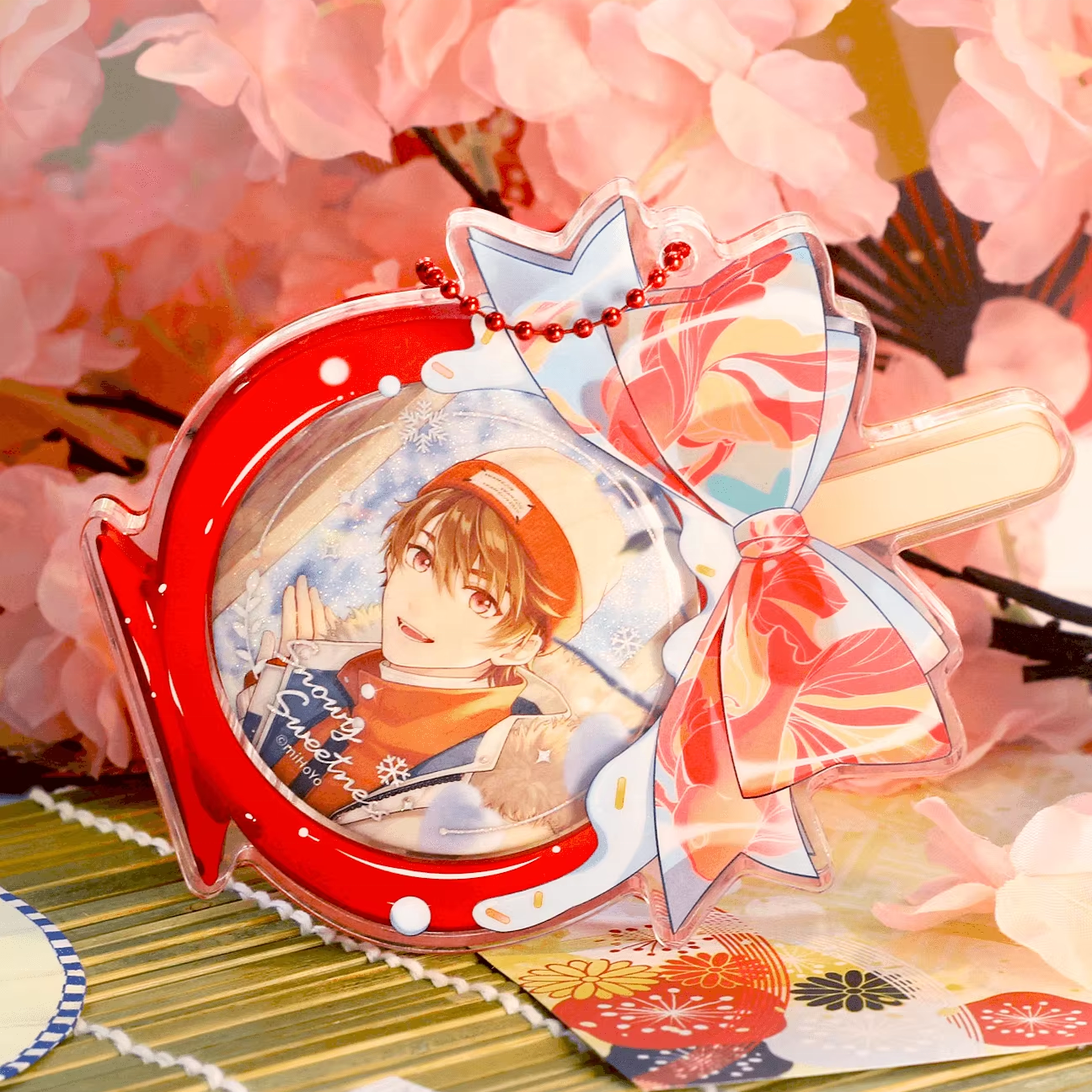 Pendant Style Acrylic Frame Candy Apple Theme Anime Home Decoration Plastic Material