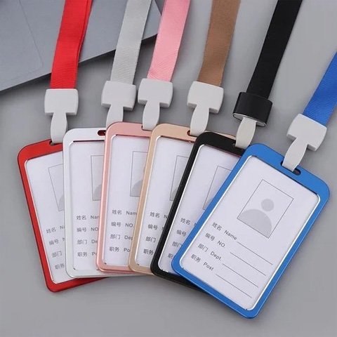 Cheapest Price ID card Holder For Lanyard ID Card Direct Factory Supply Available at Multi Color on Demand