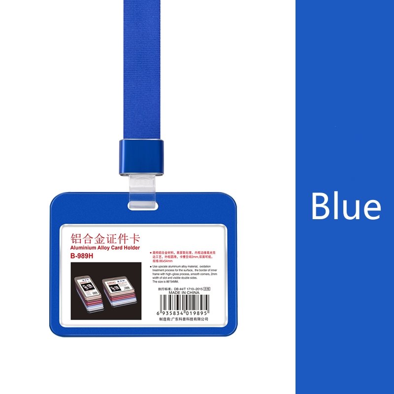 Kejea Aluminum Id Card Holder Business Office Work Name Badge Holder t989