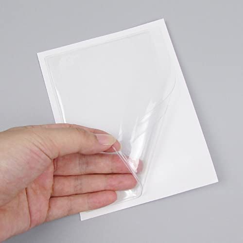 Self Adhesive Clear Windshield Label Pockets Plastic Pockets Holders Sleeves for car Index Cards Planners