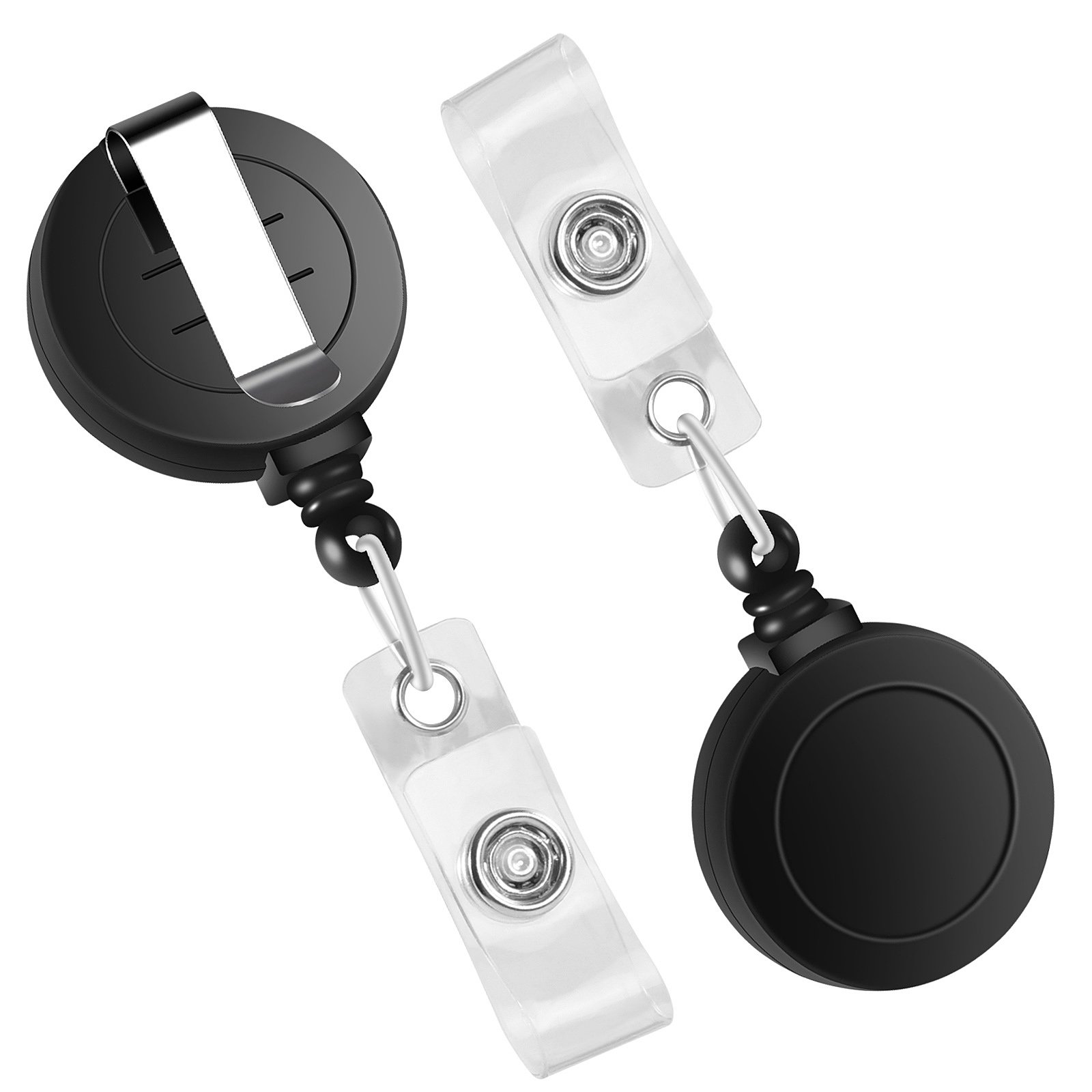 Heada ABS 32mm Blank Nurse Badge Reel Clips Retractable Clerks Name Tag Id Card Holder Lighter leash for Doctor accessories