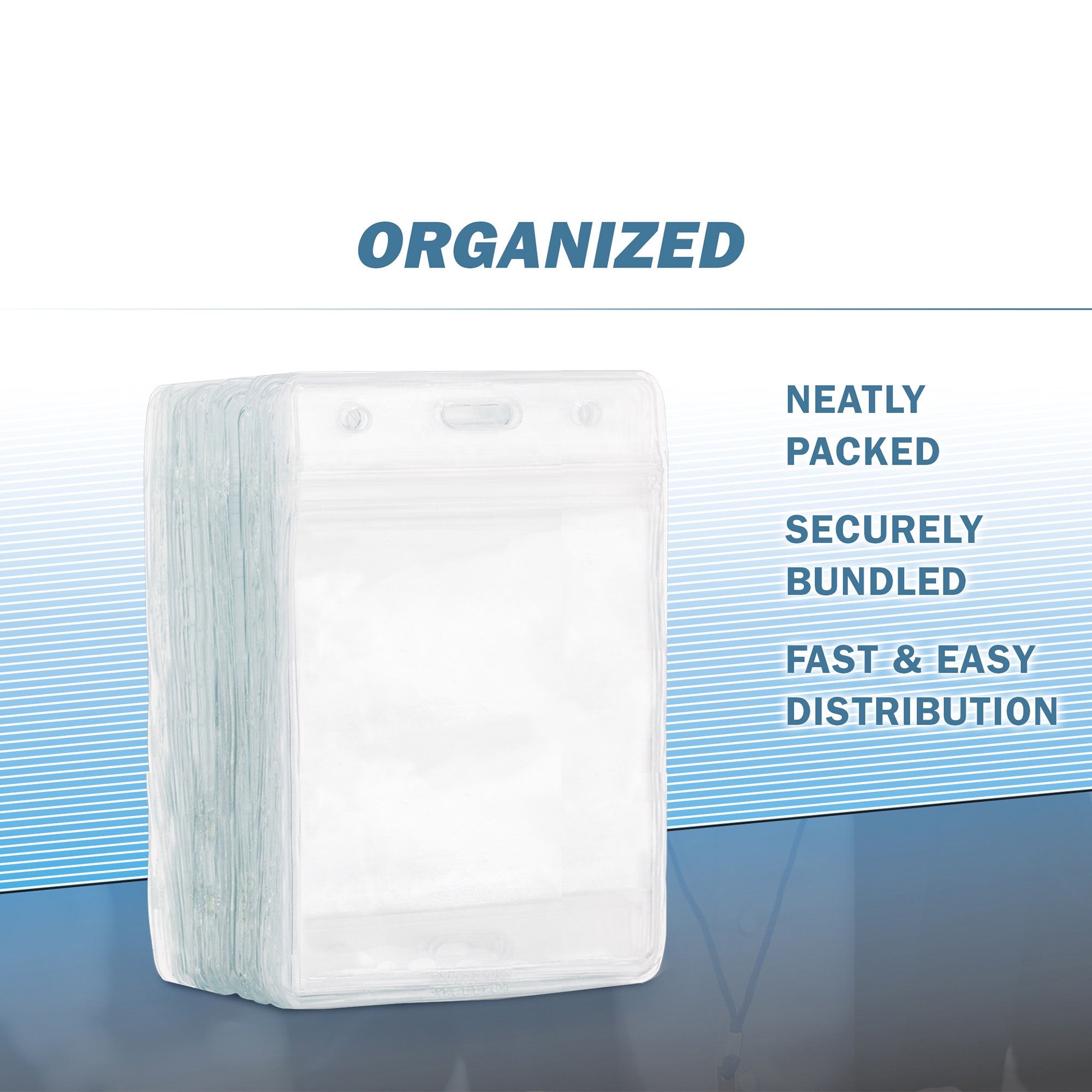 Hot Selling Custom Logo Soft Plastic Working Name Badge Holder Vertical Pvc Clear Badge Holder