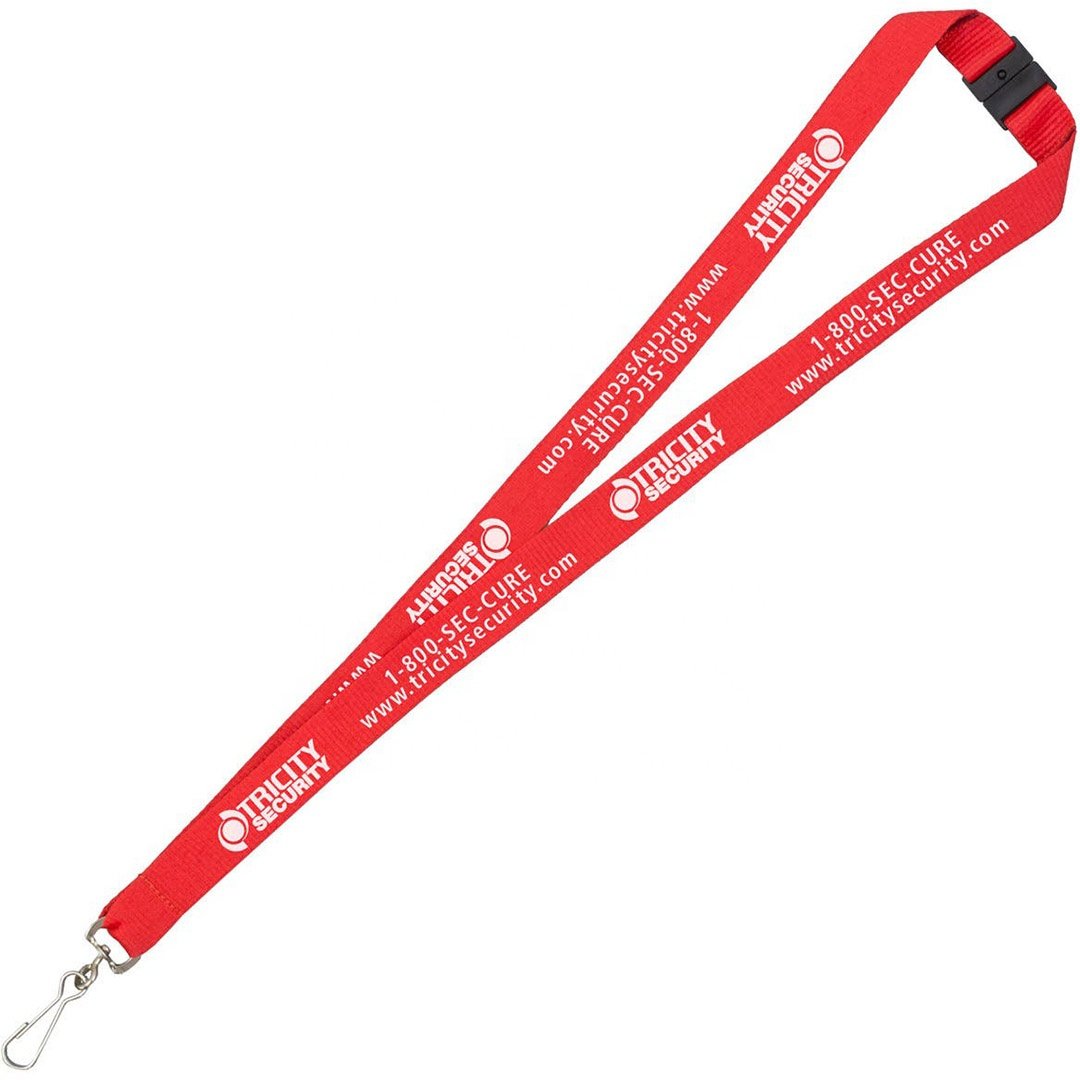 Custom Printed LOGO Promotional Sport Badge ID Card Holder Trade Show Safety Breakaway Neck Lanyard
