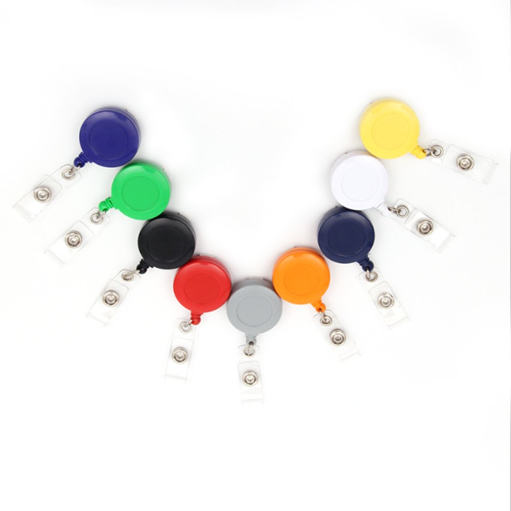 cute nurse gelt no sublimation blank id badge reels swivel alligator clip