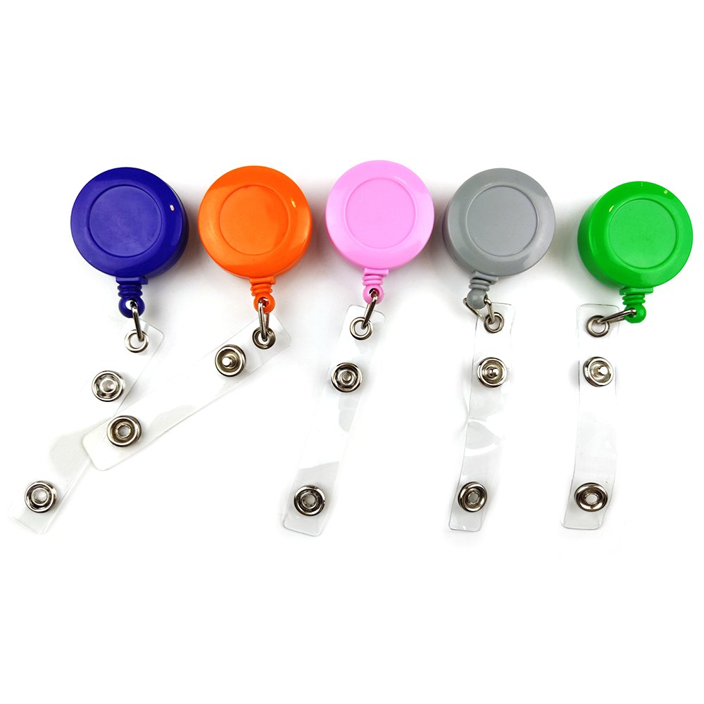 cute nurse gelt no sublimation blank id badge reels swivel alligator clip