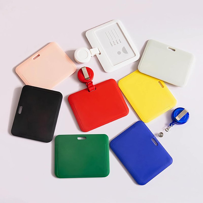 Wholesale Colorful Lanyard Strong Waterproof Disabled Medical Badge Holders Nurse Security Id Badge Holder With Clear Window