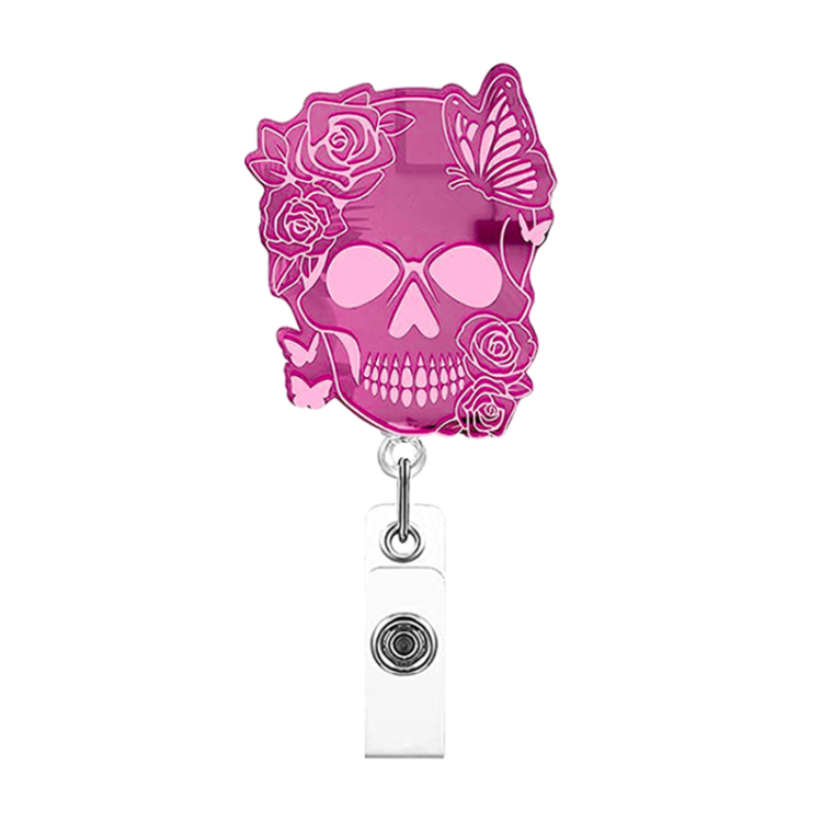 New Fashion Custom PVC Acrylic Badge Reel Nurse Doctor Medical Badge Holder