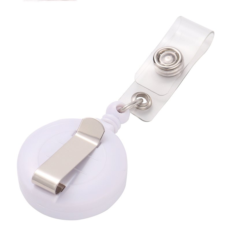 hot sale retractable ID card badge holder sublimation custom photo badge reel blank nurse badge