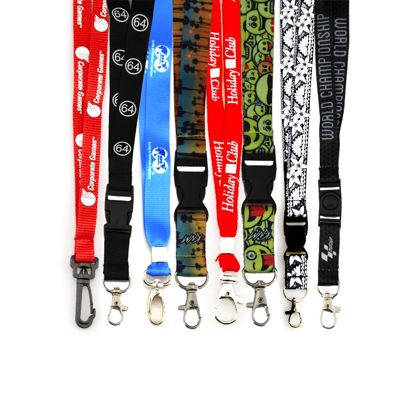 Neck Lanyard With Id Badge Holder Custom Champion Medal Safety Clip Woven Fashion Strap Lanyard For Teenagers
