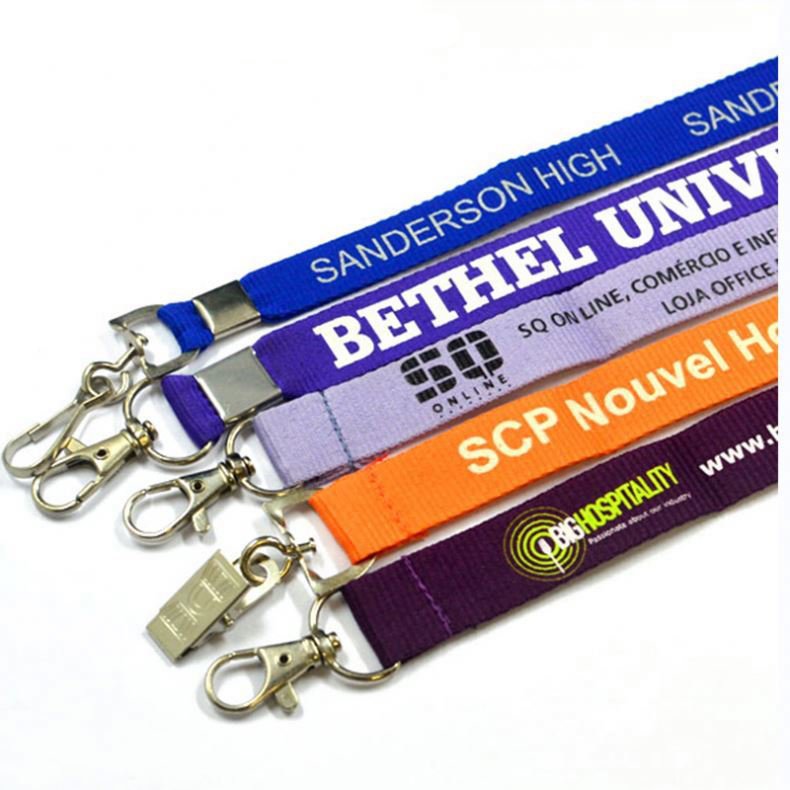 Neck Lanyard With Id Badge Holder Custom Champion Medal Safety Clip Woven Fashion Strap Lanyard For Teenagers