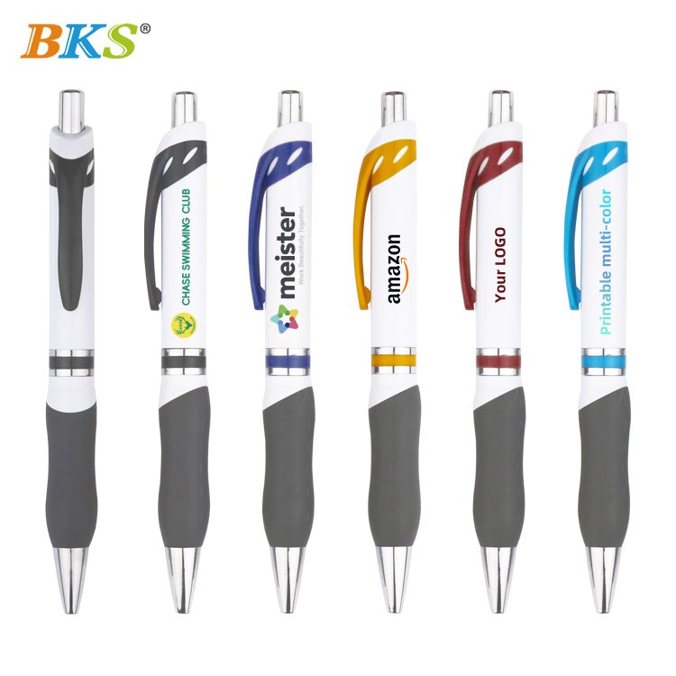 Customizable 1.0mm Plastic Ballpoint Pen Promotional Business Gift Pen with Custom Logo Variety of Body Types Available