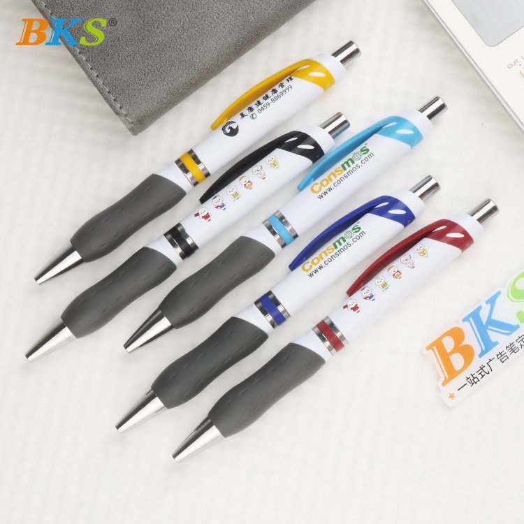 Customizable 1.0mm Plastic Ballpoint Pen Promotional Business Gift Pen with Custom Logo Variety of Body Types Available