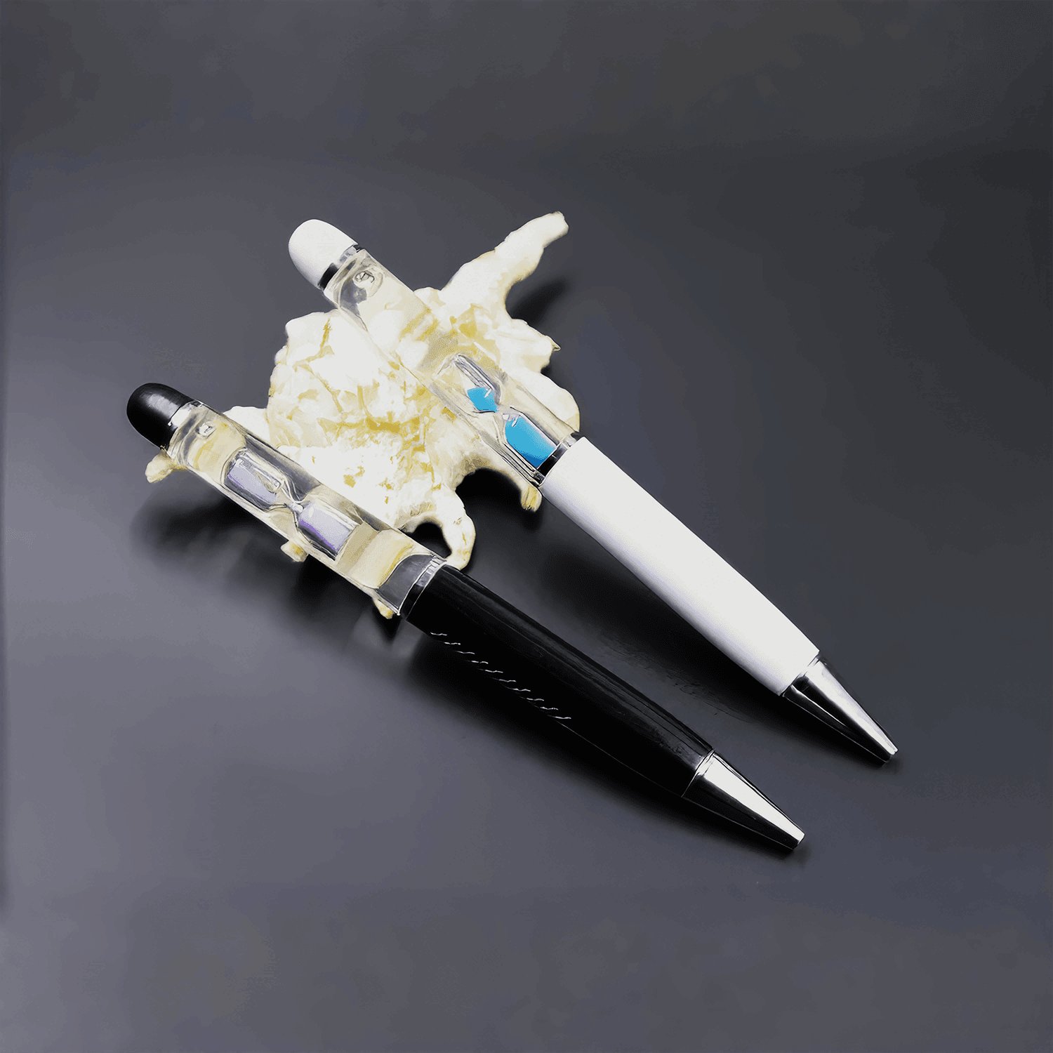 OEM Custom Logo Promotional 2D/3D Floating Ball Pen Novelty Stationery Event Festival Metal Pen 1.0mm Writing Gift Giving