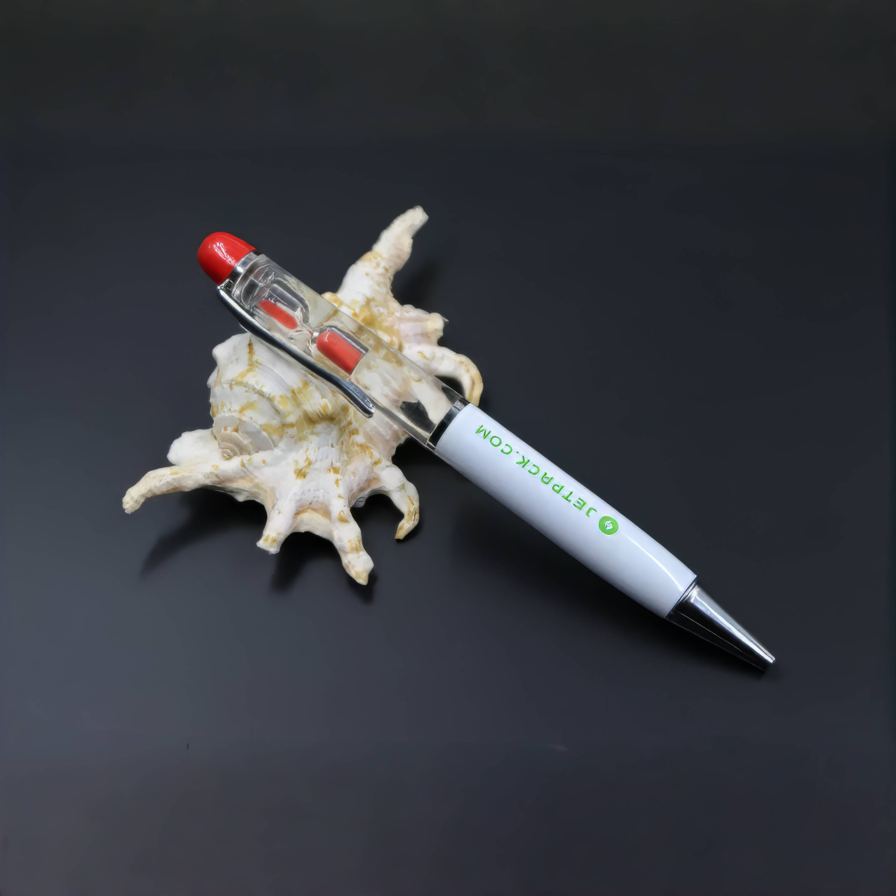 OEM Custom Logo Promotional 2D/3D Floating Ball Pen Novelty Stationery Event Festival Metal Pen 1.0mm Writing Gift Giving