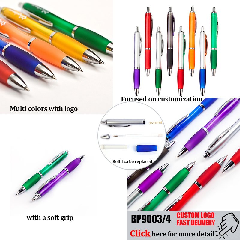 Personalized promotional custom logo Cheap Led Light Up ballpoint Pen With Stylus glow mobile touch gift pen with custom logo