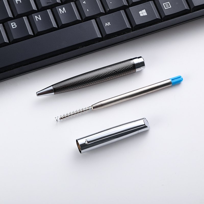 Luxury Business Hotel VIP Gift Stainless Steel Metal Signature Parker Ink Premium Ballpoint Rollerball Pen With Custom Logo