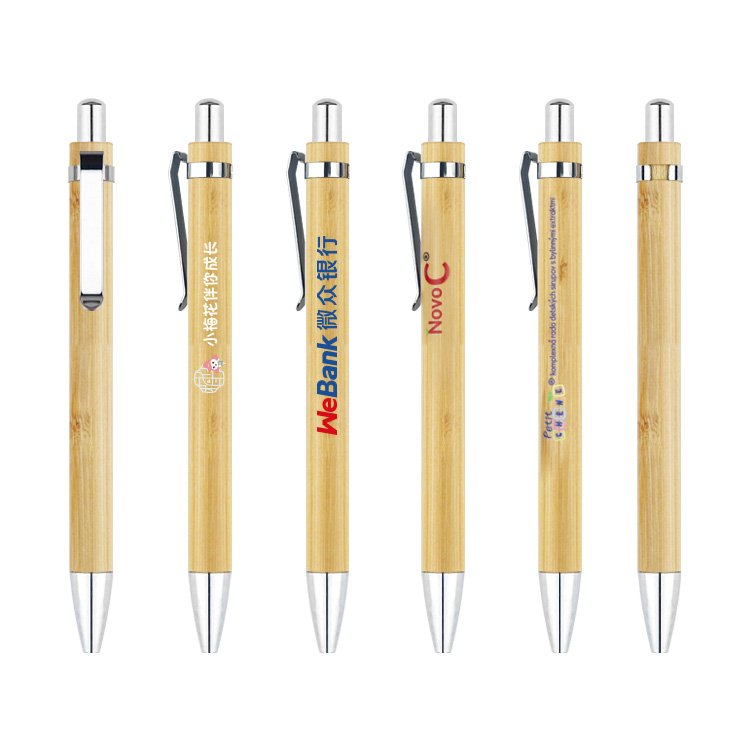 2024 Eco Friendly Wood Bamboo Pen Custom pen with logo ballpoint pen