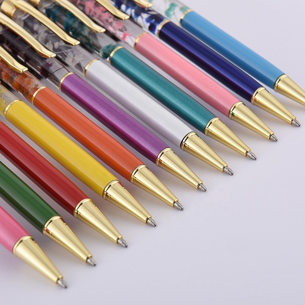 personalised branded luxury ballpoint gift cute ball pens wholesale with custom logo metal