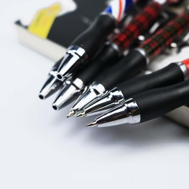Wholesale custom logo metal soldier head souvenir 3d Kawaii ball pen Ballpoint pen