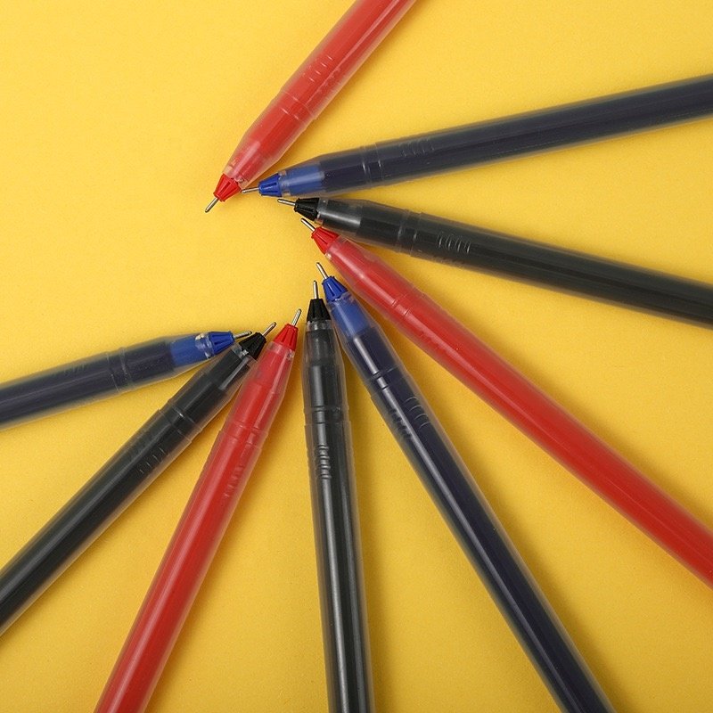 Business Signature Pen Office Student Examination gel Pen Red Blue Black 0.5mm Customized Plastic Pen