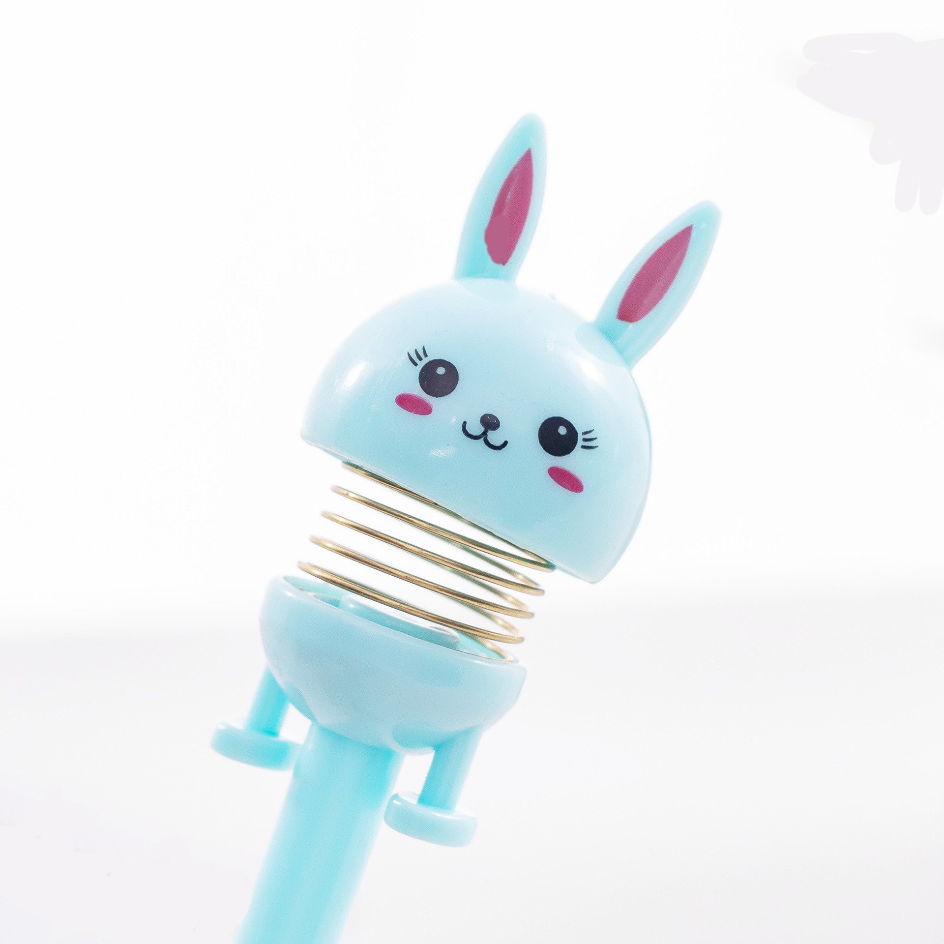 Cute Promotion Gift Creative Pen Ballpoint Kawaii Stationery Colorful Rabbit Shape Plastic Gel Pen