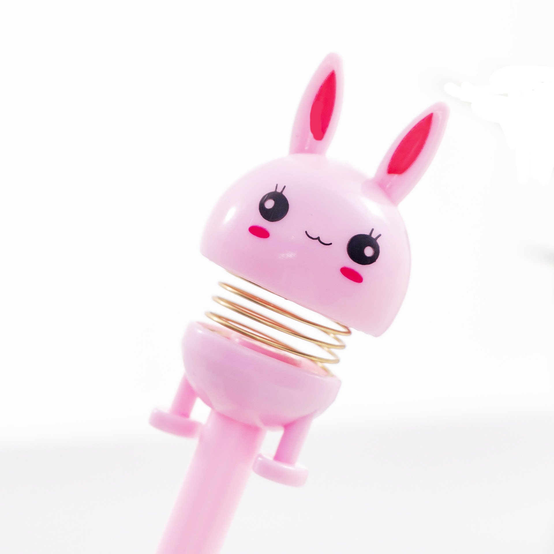 Cute Promotion Gift Creative Pen Ballpoint Kawaii Stationery Colorful Rabbit Shape Plastic Gel Pen