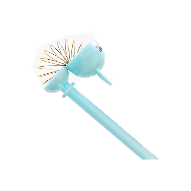 Cute Promotion Gift Creative Pen Ballpoint Kawaii Stationery Colorful Rabbit Shape Plastic Gel Pen