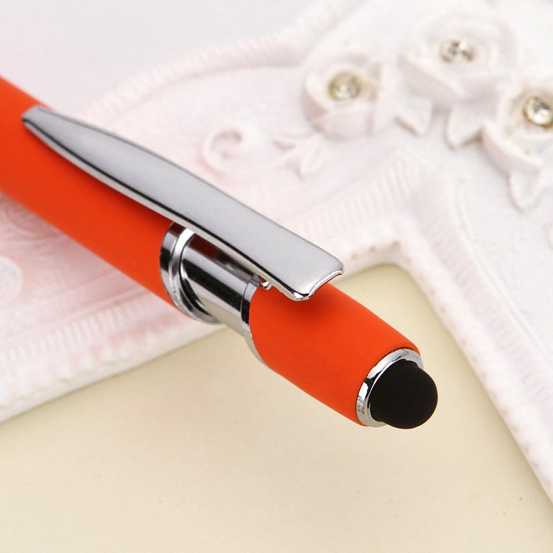 Personalized 1.0mm Black Ball Point Pen Laser Engraved Logo Promotional Metal Stylus Ballpoint Pencils Markers Cheap Advertising