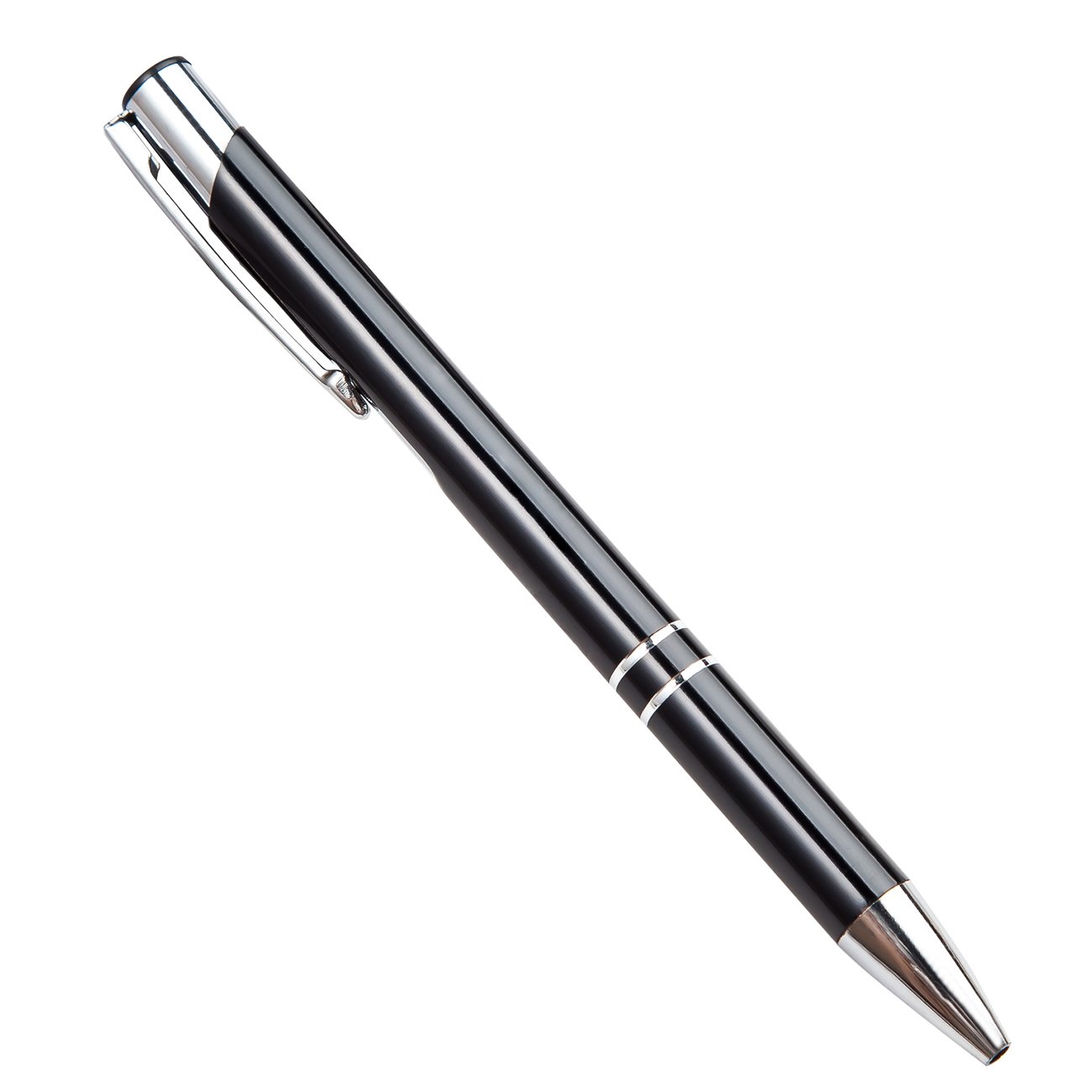 Popular Personalized Custom Logo Good Quality Advertising Metal Ball Pen Promotion Aluminum Ballpoint With Clip Retractable Pens