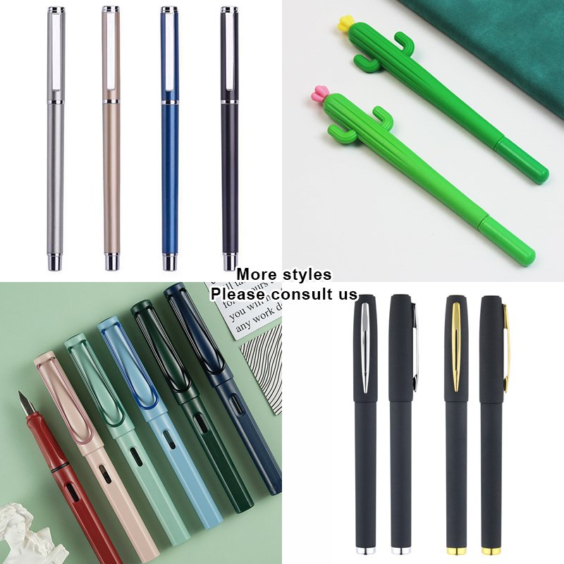 BSBH Wholesale Plastic 0.5mm Neutral Pen Ballpoint Pen With Logo Color Advertising Gift Ballpoint Pen